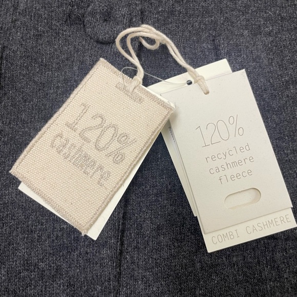 120% Lino Cashmere Blazer/Jacket Women’s Size 42 (see measurements) in Grey NWT - Picture 2 of 7